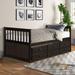 Captain's Bed Twin Daybed with Trundle Bed and Storage Drawers