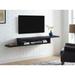 Asymmetrical Wall Mounted TV Console Entertainment Center Wall Decor Shelve Storage