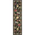 SAFAVIEH Chelsea Collection HK311A Hand-hooked Black Rug