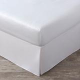 200TC 100% Percale Cotton Sheet by BrylaneHome in White (Size QUEEN)
