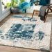 Mark&Day Area Rugs 9x12 Bayonne Modern Dark Blue Area Rug (9 x 12 4 )