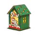 1Pc Christmas Wooden House Ornament Delicate Sweet House Adornment DIY Handmade Wooden House Christmas Gifts (Santa Claus Snowma