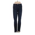 Joe's Jeans Jeans - Mid/Reg Rise Skinny Leg Denim: Blue Bottoms - Women's Size 26 - Dark Wash