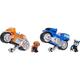 Paw Patrol Moto Pups Zumas Motorrad mit Spielfigur, ab 3 Jahren & Moto Pups Chases Motorrad mit Spielfigur, Fahrzeug mit Rückzugs- und Wheelie-Funktion, ab 3 Jahren, Basis Fahrzeug (Basic Vehicle)