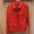 Ralph Lauren Jackets & Coats | Host Pick Nwt Ralph Lauren Orange Moto Long Sleeve Jacket Coat | Color: Orange | Size: L