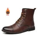 StephanBoots-Bottes provoqué classiques italiennes pour hommes bottes de rinçage chaudes en