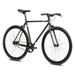 AVASTA 700C 47 In Single Speed Loop Fixed Gear Urban Commuter Fixie Bike, Black - 29.76