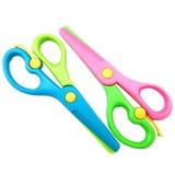 Dealsï¼�Loyerfyivos Toddler Scissors Safety Scissors For Kids Plastic Children Safety Scissors Preschool Training Scissors For Cutting Tools Paper Craft Supplies Deals under 10