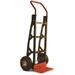 Milwaukee Hand Truck DC40610 600 lbs Poly Flowback Hand Truck with 10 in. Pneumatic Tire Black