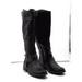 Style & Co. Womens Marliee Wide Calf Faux Leather Motorcycle Boots