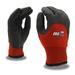 12-Pack of Cordova 3905XXL Cold Snap Max Work Gloves Two-Ply Red Nylon Shell Brushed Acrylic Terry Lining 3/4 Black Foam PVC Coating ANSI Cut Level A3 2X-Large