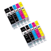 10 Pack High-Yield Compatible Black Cyan Magenta Yellow Ink Cartridge For Canon PGI280XXL CLI281XXL PIXMA TS702 6120 6220 6320 8320 TR8620 Series