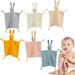 QingY-1PC Baby Security Blanket Newborn Cotton Muslin Quilt Soft Sleeping Dolls Sleeping Toy Newborn Soothing Towel Bib