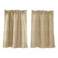 xinqinghao home textiles star curtains short curtains small curtains rod curtains kitchen coffee curtains bedroom curtains lace curtains 29 x 36 inch 2 panels d