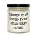 Blessed by God Spoiled by My Registered Nurse. Candle Registered nurse Nice Gifts For Registered nurse Holiday candle Scented candles Gift ideas Candle gift set Yankee Candle