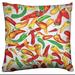 Cotton Chili Peppers Print Fruits Decorative Throw Pillow/Sham Cushion Cover White