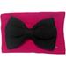 Kate Spade Accessories | Kate Spade Pink Black Bow Wool Blend Neck Warmer Scarf Goldtone Winter Designer | Color: Black/Pink | Size: Os