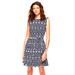 Kate Spade Dresses | Kate Spade Dress Eyelet Navy Blue Dress Ruffle Size 10 New With Tag | Color: Blue | Size: 10