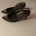 Zara Shoes | Black Satin Mini Zara Heels | Color: Black | Size: 37 Women’s