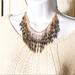Anthropologie Jewelry | 3/$20 Anthropologie Necklace W/ Dangling Metal Beads | Color: Silver | Size: Adjustable