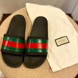 Gucci Shoes | Gucci Men’s Sport Slide/Sandals | Color: Black/Red | Size: 11