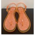 Coach Shoes | Coach Natalee Tangerine Jelly Sandals | Color: Orange | Size: 7
