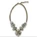 J. Crew Jewelry | J. Crew Rhinestone Chunky Chain Statement Necklace Silver And Gold | Color: Gold/Silver | Size: Os