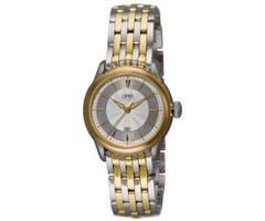 Oris Women's 'Artelier Date' Two tone Automatic Watch