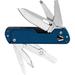 Leatherman FREE T4 Pocket Knife Multi-Tool (Navy, Clamshell Packaging) 832878