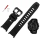 Bracelet de montre en caoutchouc de Silicone pour hommes 26x18mm pour Casio 3206 3135 PRG-130Y