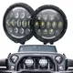 Enquêter de conduite LED pour Jeep feux de illeur voiture tout-terrain camion versifié tracteur