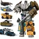 HaiZhiXing-Figurines d'action de transformation 5 en 1 combinateurs Bruticus G1 jouet modèle de