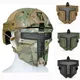 Demi-masque tactique Paintball Airsoft utilisation avec casque rapide protection militaire pour la