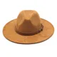 Chapeau haut de forme tibétain pour hommes et femmes chapeau de cowboy occidental chapeau de