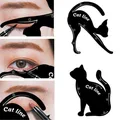 Eyeliner en forme d'œil de chat 2 pièces accessoire de maquillage nouveau design