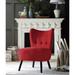 Accent Chair Velvet Padded Seat Covering Button Living Room Chair Lounge Chairs