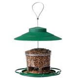 Herrnalise Bird Feeder Retractable Full Iron Large Wild Bird Feeder SolidHeavyHanging Bird Feeder for Outside Garden Yard