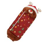 Happy Sleeping Bag Kidsï¼ŒBag Kids for Pillow-Softï¼ŒComfortableï¼ŒLovely Lookï¼ŒWarmï¼ŒApplicable to All Seasons- Reindeer