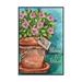 Trademark Fine Art Flower Pink Bless This Home Canvas Art by Melinda Hipsher
