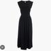 J. Crew Dresses | Jcrew Nwt Silk Midi Dress Size 8 | Color: Black | Size: 8