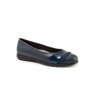 Women's Danni Flat by Trotters in Navy (Size 6 M)