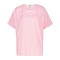 Tommy Hilfiger Damen T-Shirt CRV REG TONAL VARSITY C-NK SS, pink, Gr. 52