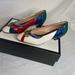 Gucci Shoes | $1290 Gucci Pumps Size 35/Us 5 Approx. Gg Crystals New | Color: Blue/Green | Size: 5