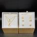 Michael Kors Jewelry | Michael Kors Matching Necklace & Earring Set | Color: Gold | Size: Os