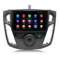 FZFLZDH 9.1 Inch Android Car Stereo with GPS OBD Car Radio Bluetooth FM Radio Receiver Support WiFi Connect Mirror Link for Android Two-way Interconnection/iOS Phone For Ford Focus 2012-17