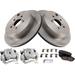 2010-2012 Subaru Legacy Rear Brake Pad Rotor and Caliper Set - TRQ BKA26409