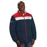NFL Men's Perfect Game Sherpa Lined Jacket (Size M) New England Patriots, Polyester