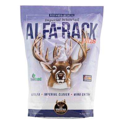 Whitetail Institute Imperial Alfa Rack Plus 33 lbs (2.5 acres) - Carton of 2- 16.5lb Bags