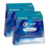 Crest 2-Pack 3D White Professional Effects Whitestrips 20 Treatments + Crest 3D White 1 Hour Express Whitestrips 2 Treatments - Teeth Whitening Kit