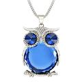 Kayannuo Christmas Clearance Jewelry Korean Cute Crystal Owl Pendant Necklace Vintage Long Animal Necklaces